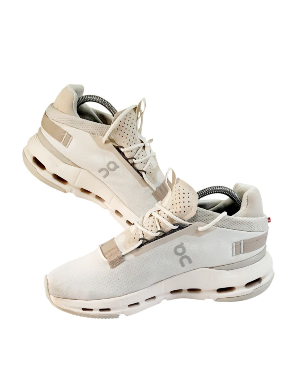 On Running Cloudnova 2 sneakers- Ice/Sand colorway. Womens size 9